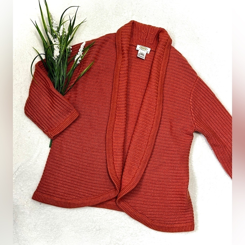 Talbots Peach Cashmiere & Silk Cardigan Sweater - Large (Petite)